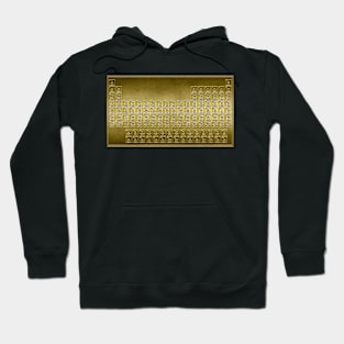 Golden Periodic Table Hoodie